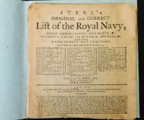 [DAVID STEEL]: STEEL'S ORIGINAL AND CORRECT LIST OF THE ROYAL NAVY...CORRECTED TO APRIL 1800,
