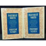 FRIDTJOF NANSEN: FARTHEST NORTH, New York, Greenwood Press, 1968, reprint, 2 vols, original cloth,