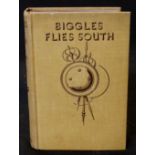 W E JOHNS: BIGGLES FLIES SOUTH, London, Oxford University Press, 1938, 1st edition, coloured