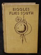 W E JOHNS: BIGGLES FLIES SOUTH, London, Oxford University Press, 1938, 1st edition, coloured