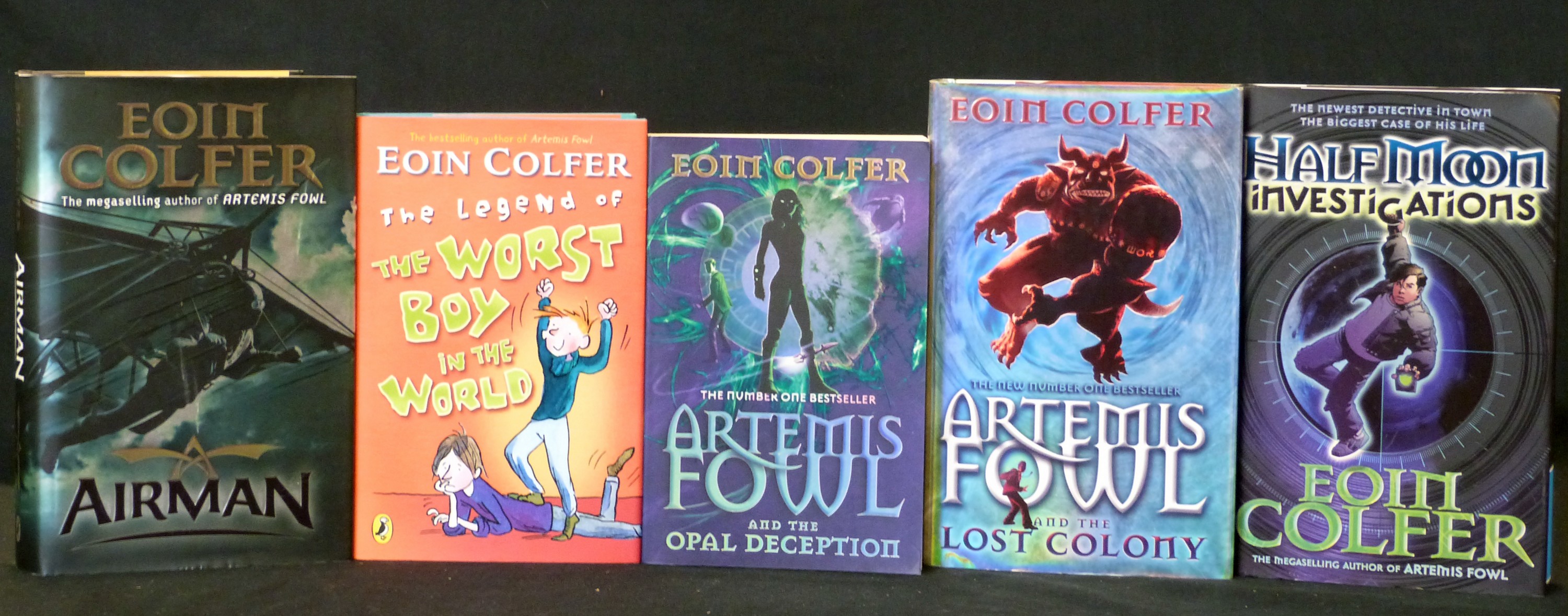 EOIN COLFER: 10 titles: ARTEMIS FOWL THE ARCTIC INCIDENT, London, Puffin, 2002, 1st edition, - Image 3 of 3