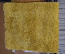 Zipcode Design Salma Shag Yellow Rug, Rug Size: Rectangle 80 x 150cm, RRP £54.99