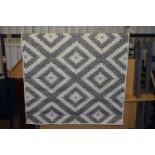 bougari Malta Rug in Gray/Creme, Size 120 x 170 cm, RRP £56.99