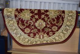 Bohannon tufted red rug