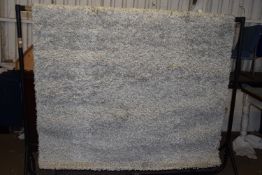 Reticulum shaggy silver rug