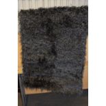 Rosdorf Park Epperson Shaggy Rug in Brown, Size 60 x 100 cm, RRP £13.99