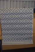 bougari Meadow Rug in Blue, Size 80 x 150 cm, RRP £37.79