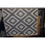 Bougari Malta Rug in Gray/Creme, Size 120 x 170 cm, RRP £56.99