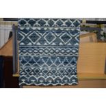 Longweave Kaya Blue Ethnic Rug, Rug Size: Rectangle 80 x 150cm, RRP £26.99