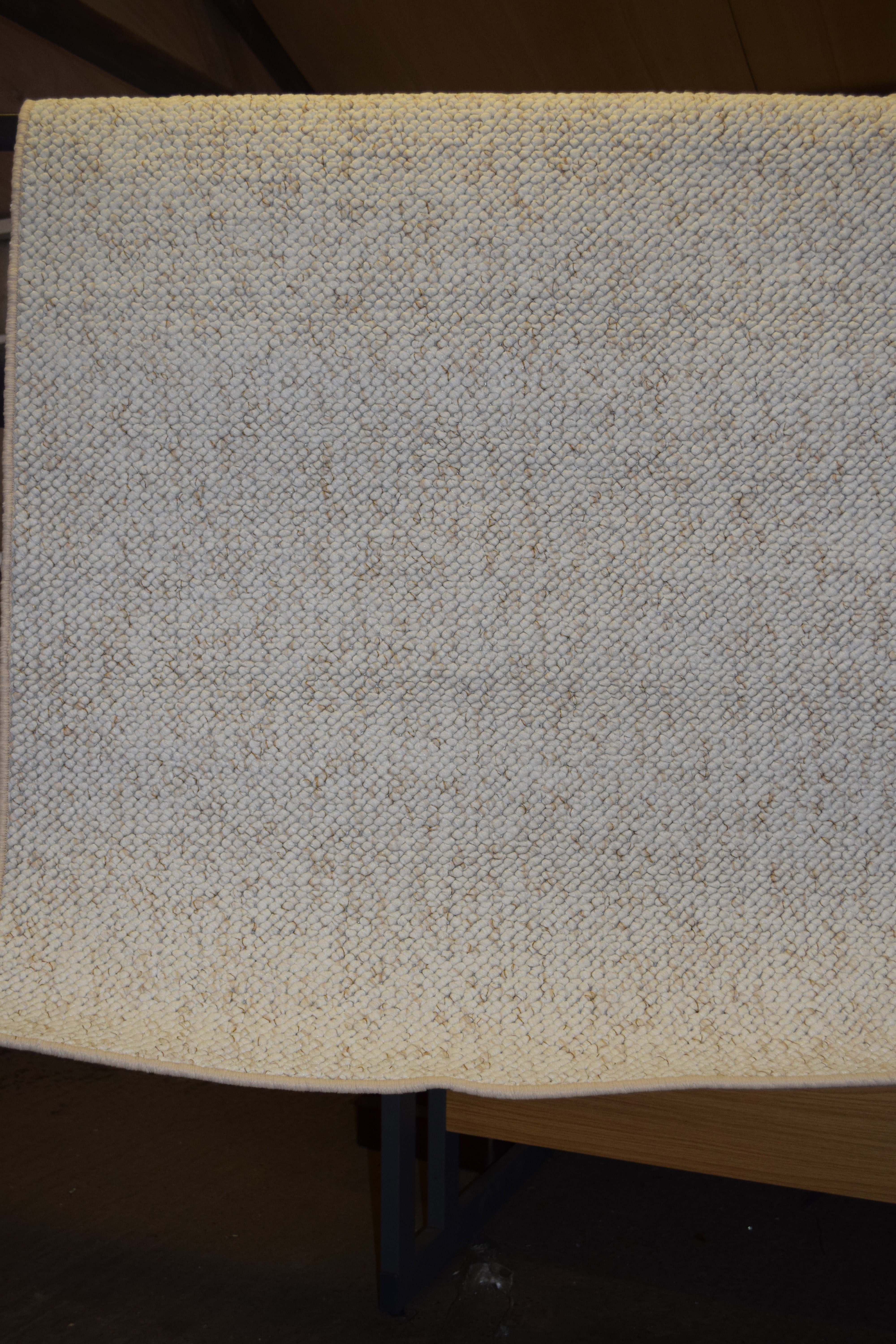 BT Carpet Wolly Rug in Creme, Size: 50cm H x 76cm W, Format: Wrapped Canvas, RRP £51.49