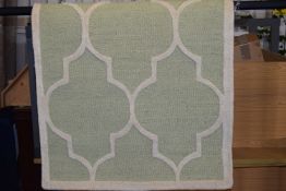 Dulaney hand tufted wool light green rug