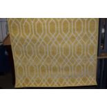 George Oliver Malta Yellow Rug, Size 140 x 200 cm, RRP £61.99