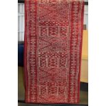 Bloomsbury Market Bansil Tufted Red Stair Runner, Rug Size: Runner 80 x 450cm, RRP £111.99