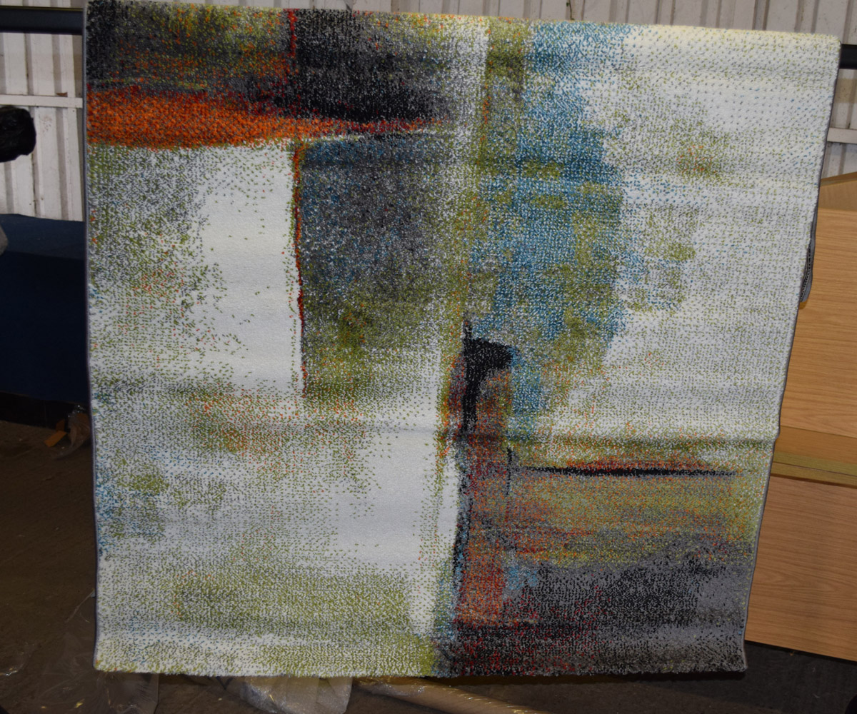 Salgado Rug in gray and blue