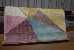 Hashtag Home Rug Galloway in Pink/Blue, Size 60 x 100 cm, RRP £19.99