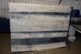 Flat weave rug blue/grey