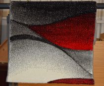 Zipcode Design Rug Janiya in Red/Gray, Size 60 x 110 cm, RRP £21.99