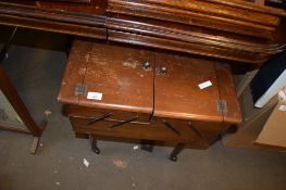 MID-20TH CENTURY MAHOGANY WORK TABLE, 53CM WIDE