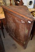 18TH CENTURY OAK CORNER CUPBOARD, 80CM WIDE