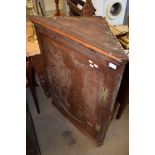 18TH CENTURY OAK CORNER CUPBOARD, 80CM WIDE