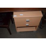 MODERN OFFICE OR BEDSIDE CABINET, 43CM WIDE