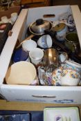 BOX OF CHINA ITEMS