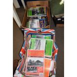 BOX OF BRITISH RAILWAYS ILLUSTRATED MAGAZINES DATING FROM NOVEMBER 91 INCLUDING VOL 1 NO 1