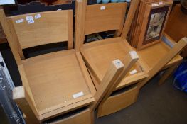 SET OF SIX DINING CHAIRS