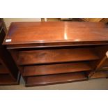 REPRODUCTION MAHOGANY BOOKCASE, 1M WIDE
