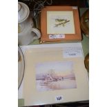 SERIES OF BROADS PRINTS FROM ORIGINALS BY SID CLARKE INCLUDING “EVENING FLIGHT OVER RUNHAM” AND “