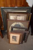 VARIOUS VINTAGE FRAMED PRINTS ETC