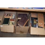 THREE BOXES OF BOOKS INCLUDING HISTORY OF EUROPE