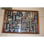 SET OF FRAMED STAMPS, MAINLY GB