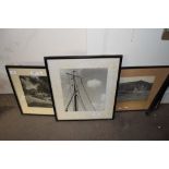 FRAMED PRINTS OF SAILING SCENES IN BLACK WOODEN FRAMES