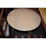 SCRUB TOP CIRCULAR OCCASIONAL TABLE, 60.5CM DIAM