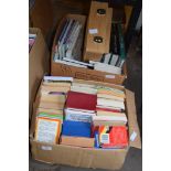 THREE BOXES OF BOOKS, VARIOUS TITLES