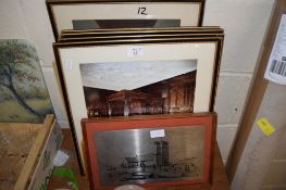 FRAMED PICTURES AND PRINTS INCLUDING VIEWS OF SIZERGH CASTLE