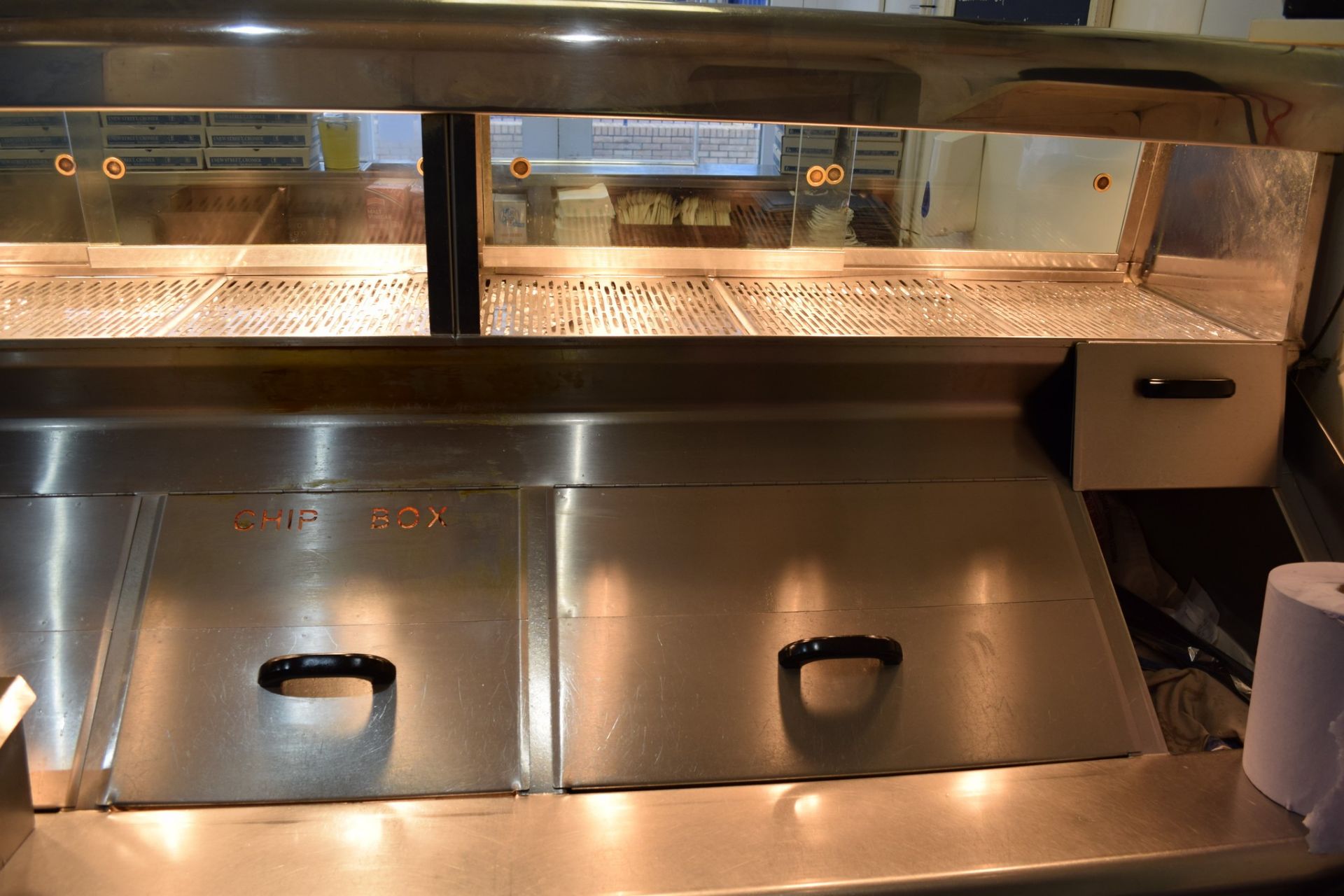 Hopkins Fish & Chip Frying Range, comprising 5 x pans, 3 x Bain Marie, 3 x Chip Boxes/Scuttles, plus - Image 22 of 25