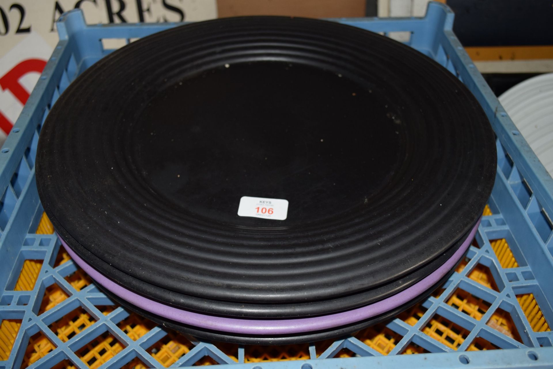 Four large circular Serving Boards.