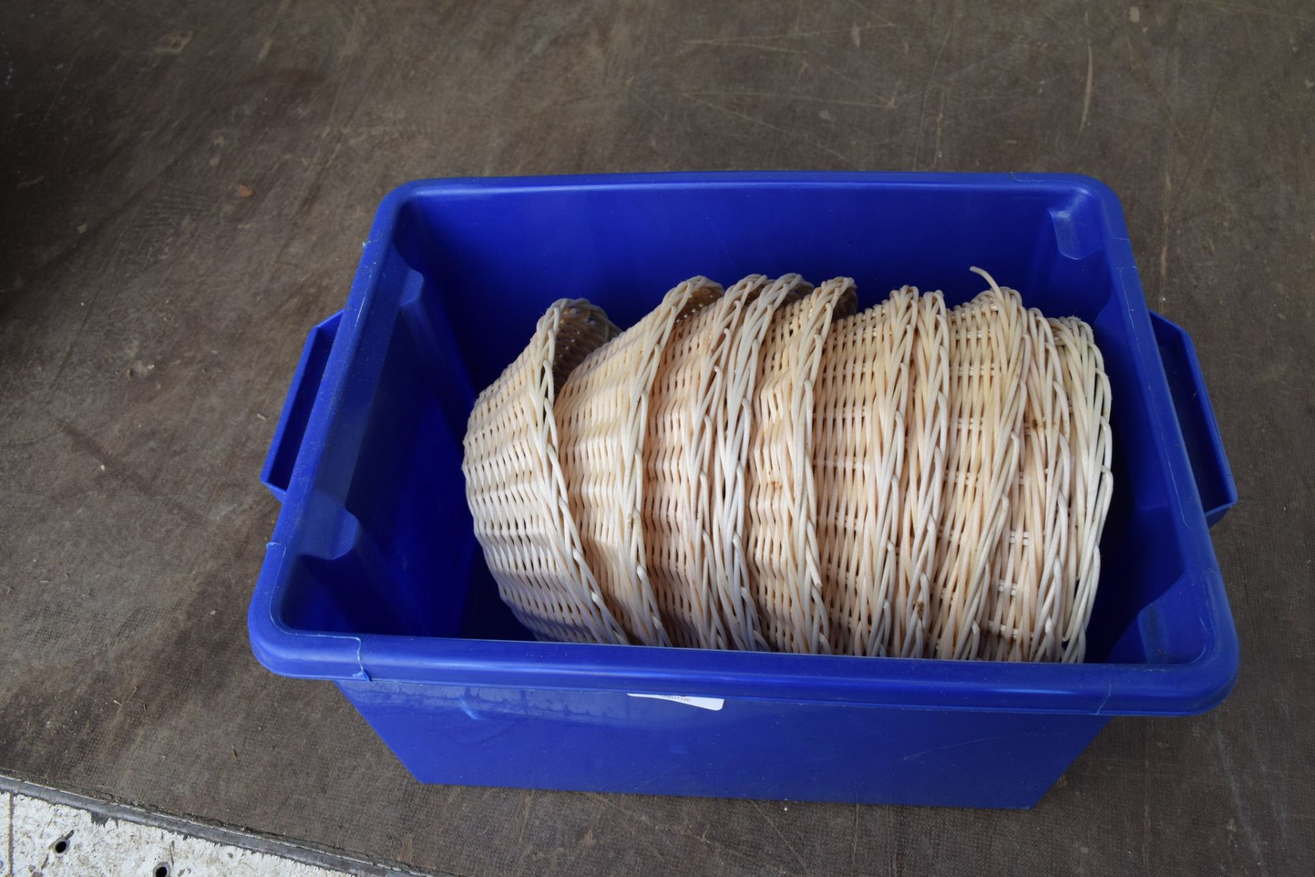 Crate: 10 Bread Baskets.