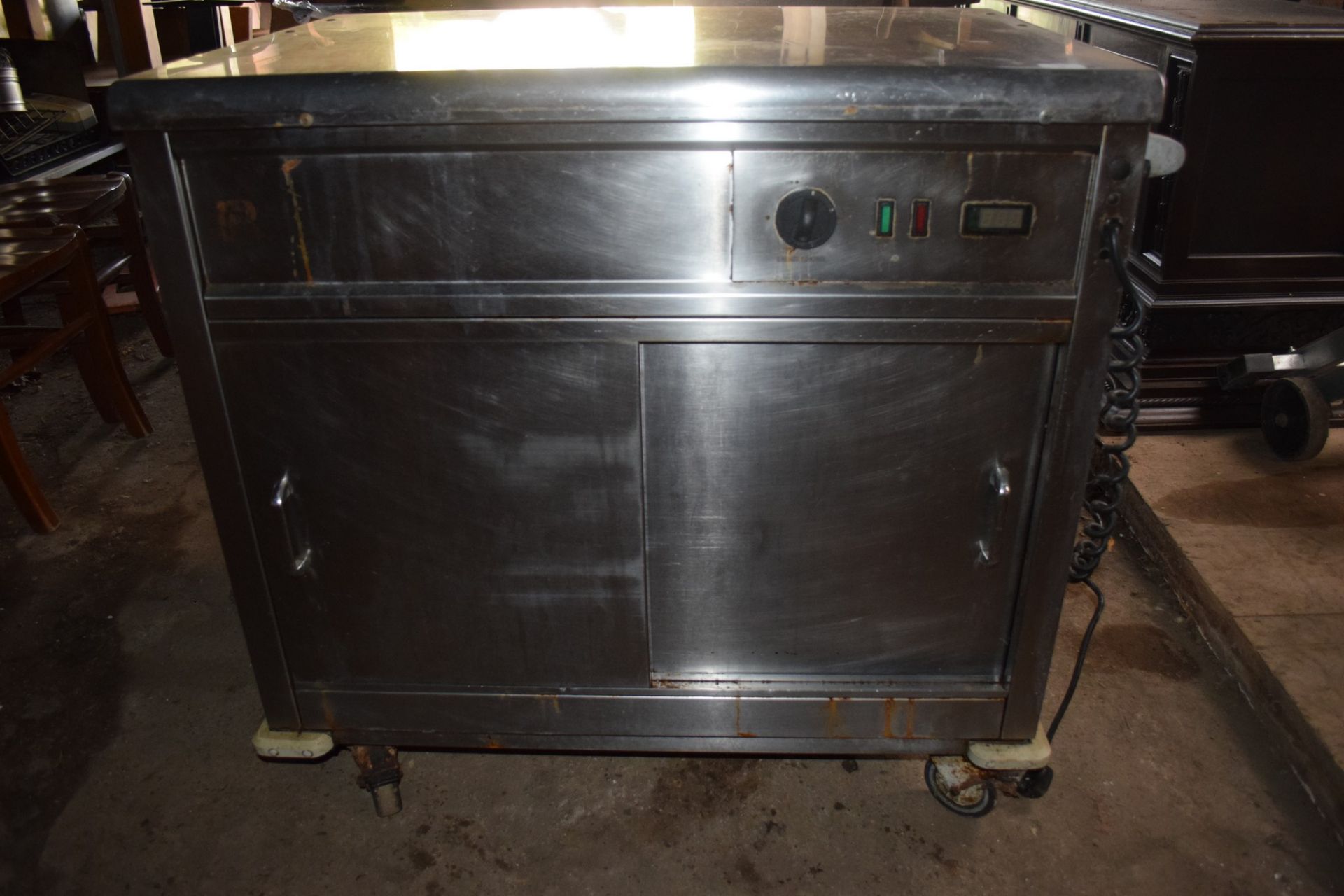 Stainless steel electric Heated Cupboard.