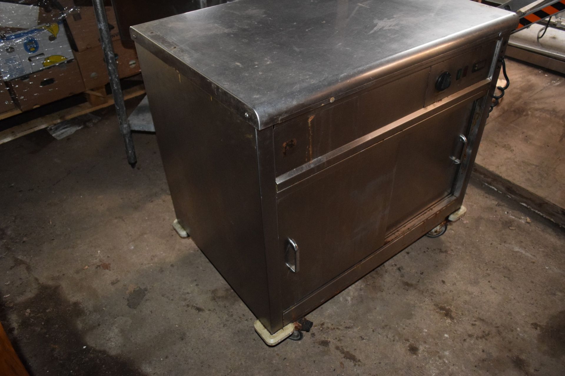 Stainless steel electric Heated Cupboard. - Image 3 of 5