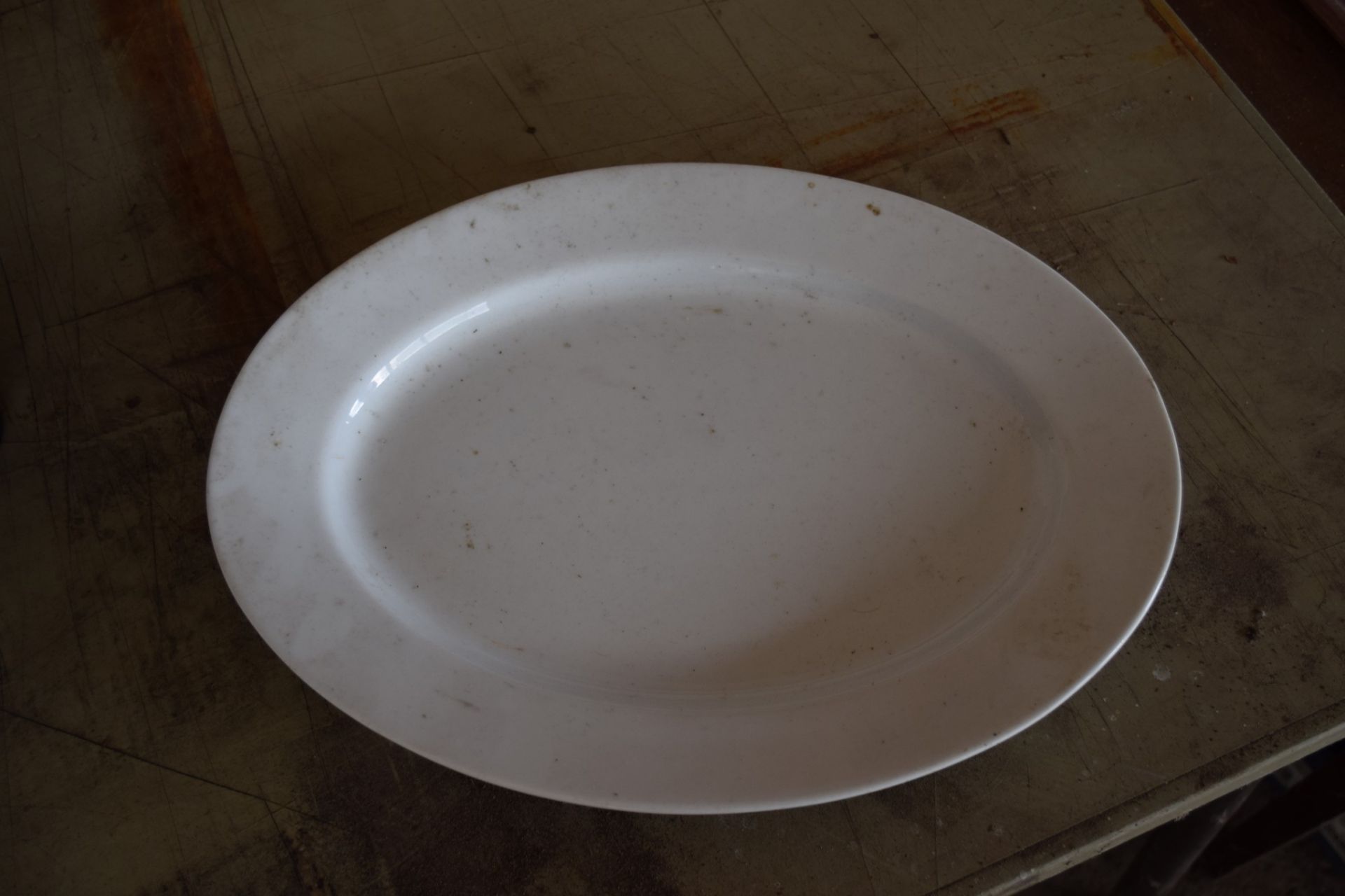 Crate: qty various Serving Plates incl large Platters. - Image 2 of 2