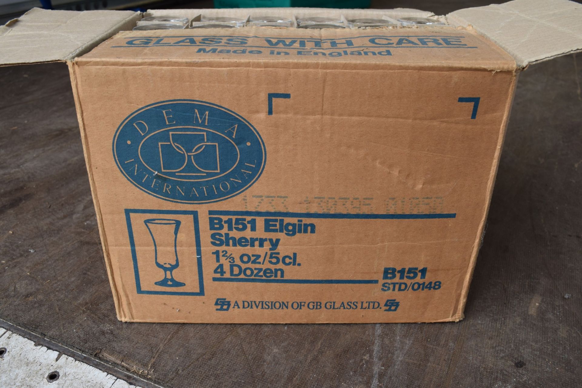 Box: 4 dozen Elgin 5cl Sherry Glasses. - Image 2 of 3