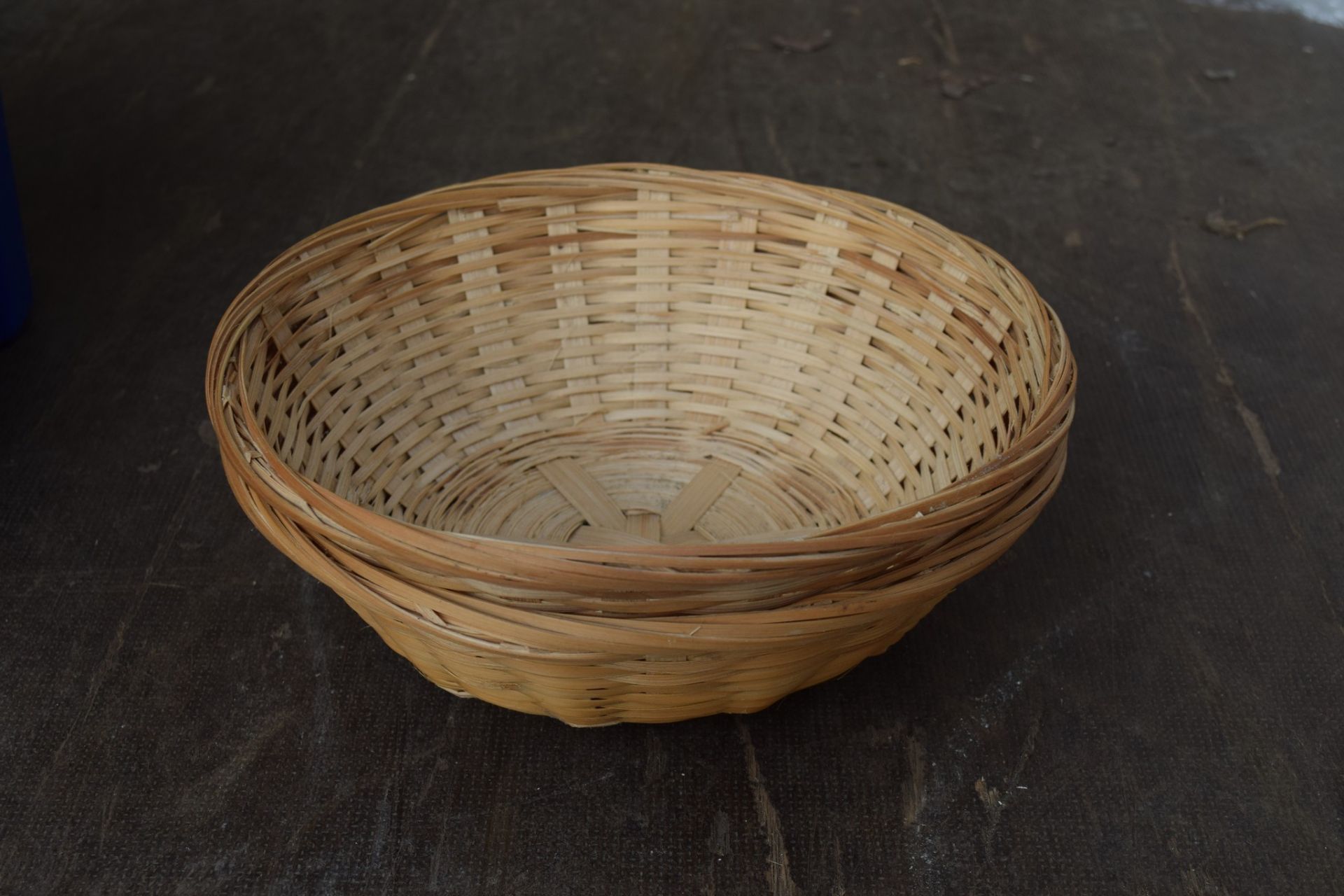 Crate: 18 round Bread Baskets and two Rectangular.