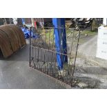 ORNATE WROUGHT IRON GATE, WIDTH APPROX 144CM