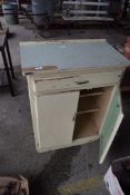 VINTAGE PAINTED PINE KITCHEN CUPBOARD