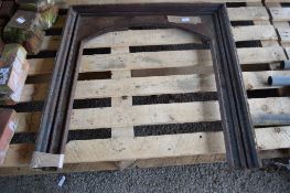 CAST EARLY 20TH CENTURY FIRE SURROUND, WIDTH APPROX 87CM