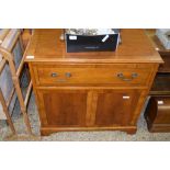 REPRODUCTION YEW EFFECT TV CABINET, 80CM WIDE