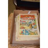 BOX OF VARIOUS HOTSPUR AND OTHER VINTAGE COMICS